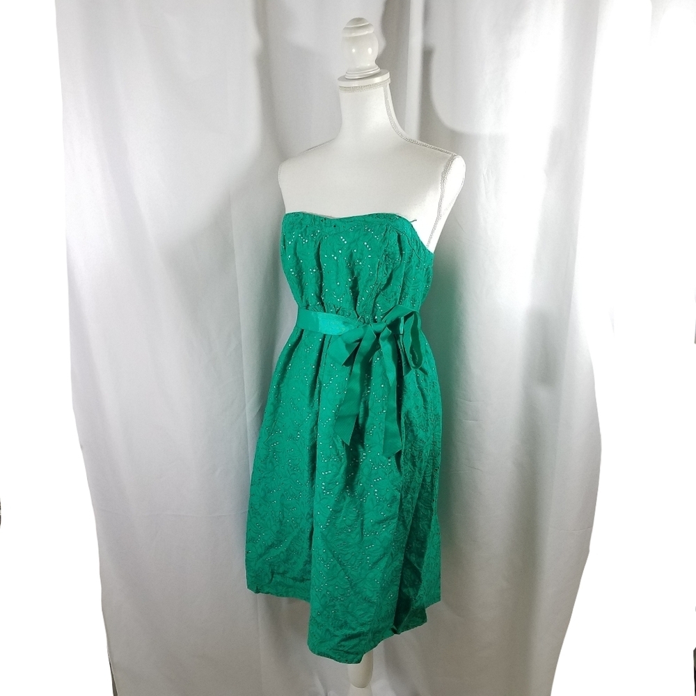 Motherhood Maternity L Strapless Dress NWT